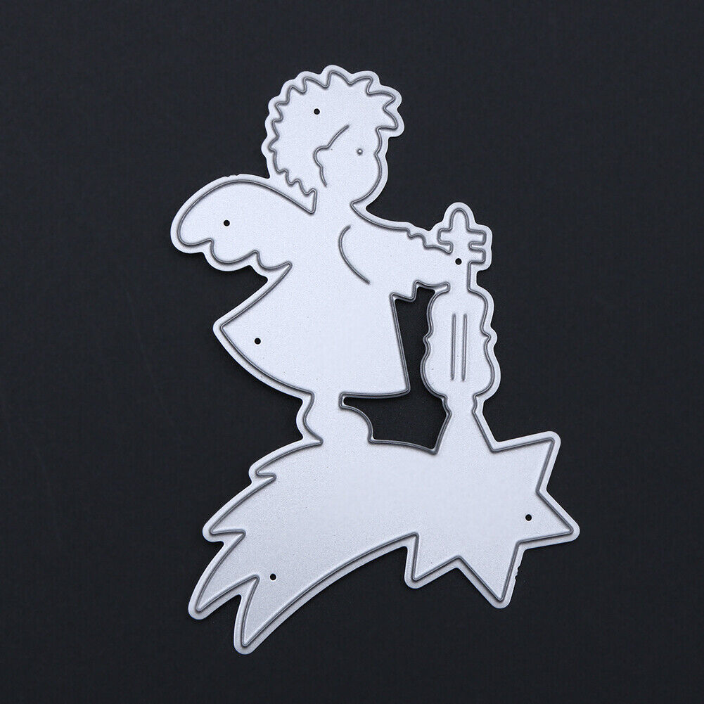Violin Small Angel DIY Metal Embroidery Craft Stencil Scrapbook Cutting Die