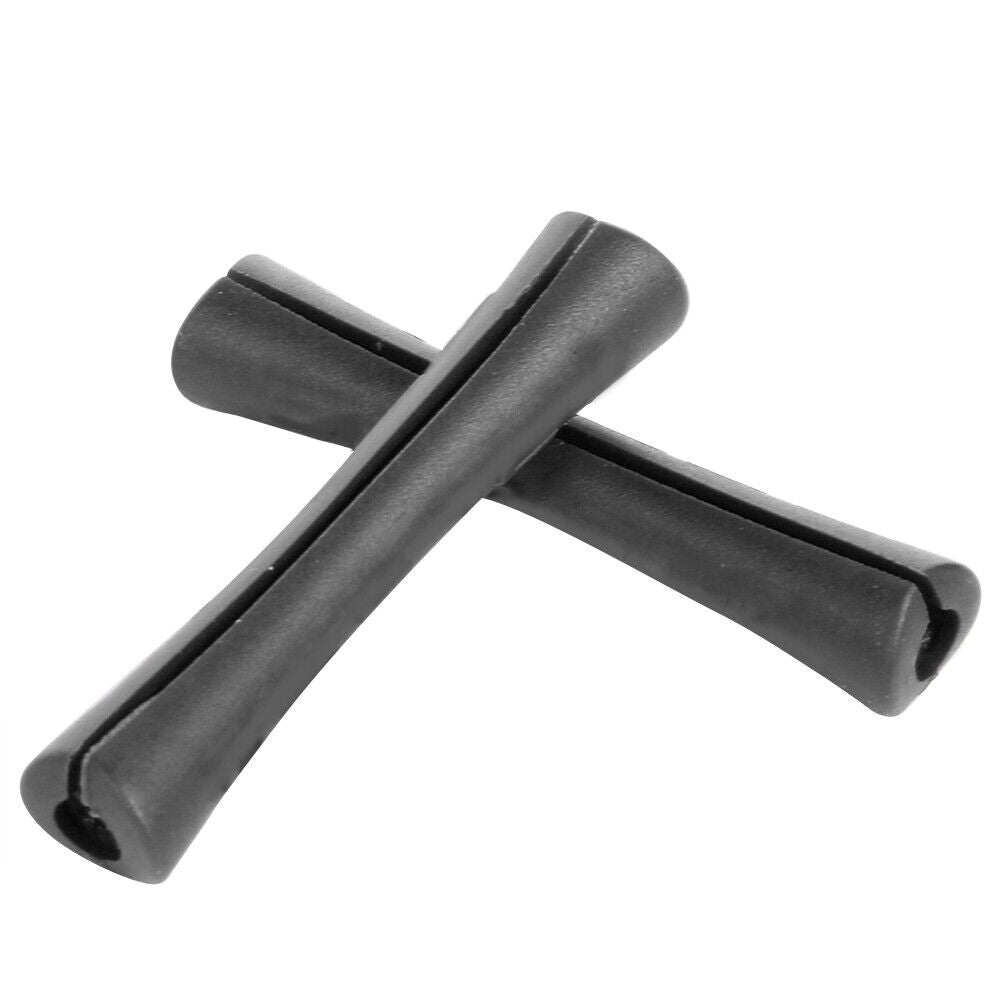 4pcs Bicycle Brake Shift Pipe Protector Sleeve MTB Bike Frame Guard (Black)