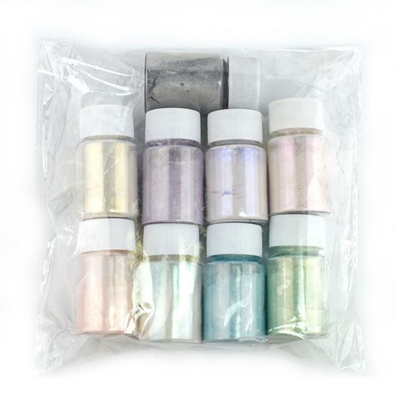 Flower Cambodia Diy Crystal Epoxy Polarized Powder 9 Colors Dyes