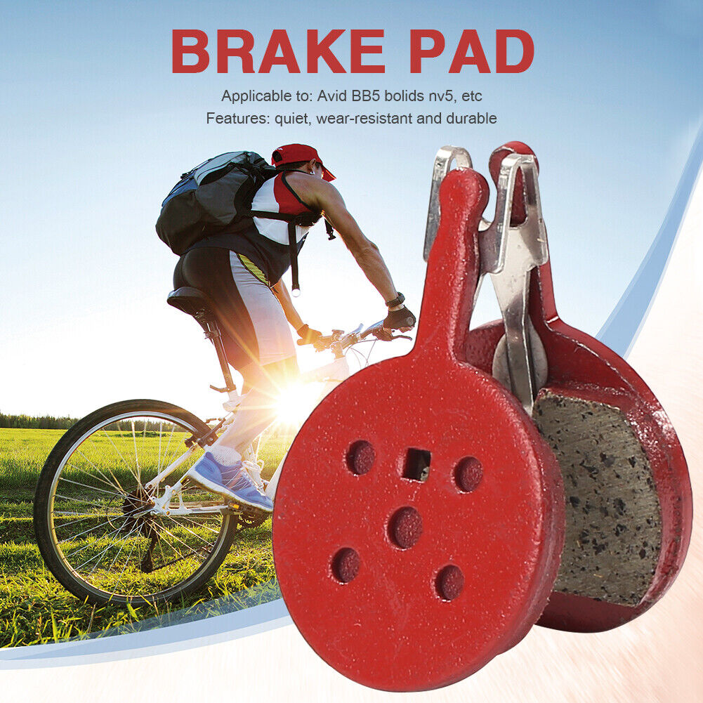 2pcs MTB Bike Brake Pads Semi-Metallic Bicycle Braking Disc for Avid BB5