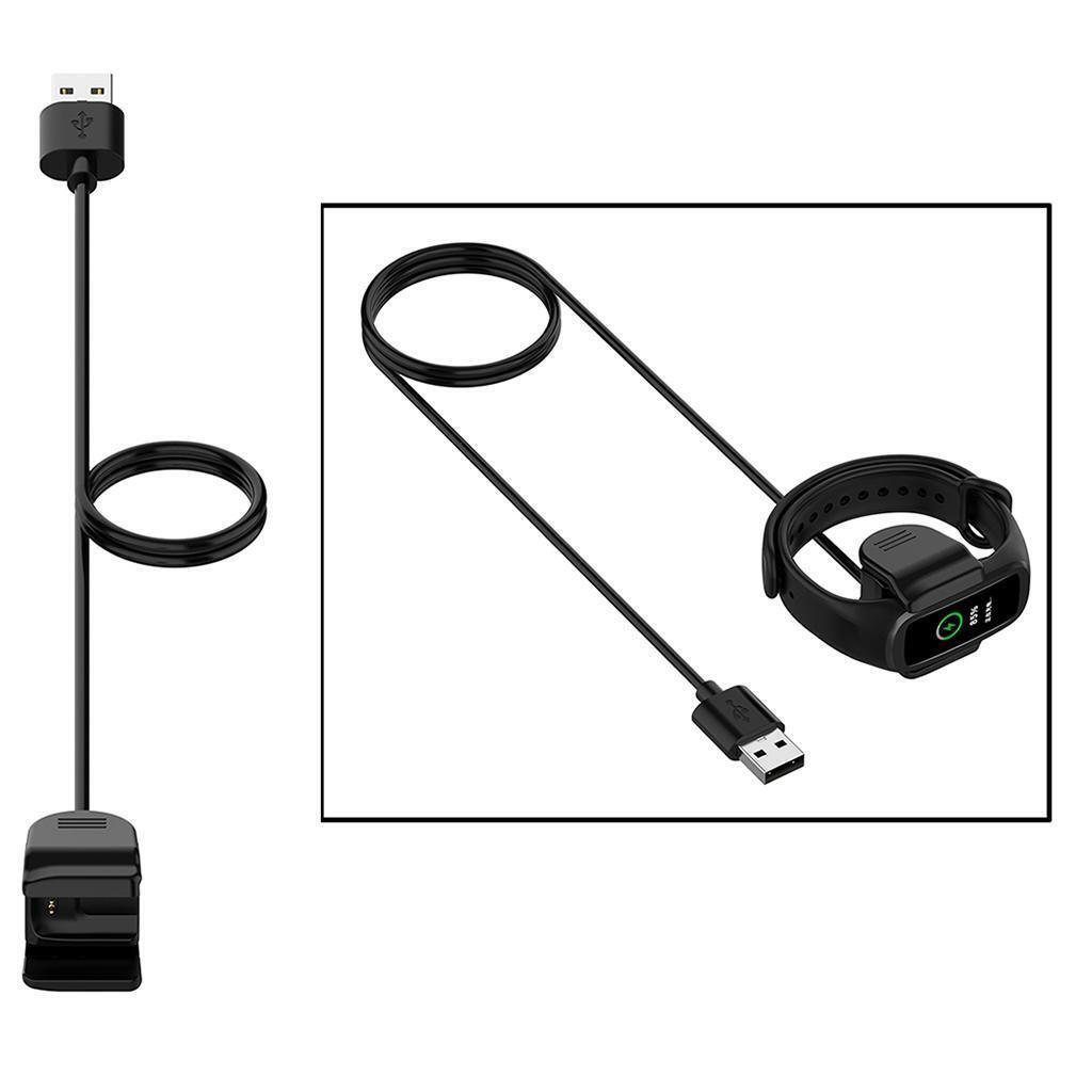 Black Replacement USB Charging Cable Cord 1m Charger Clip for OPPO Band New