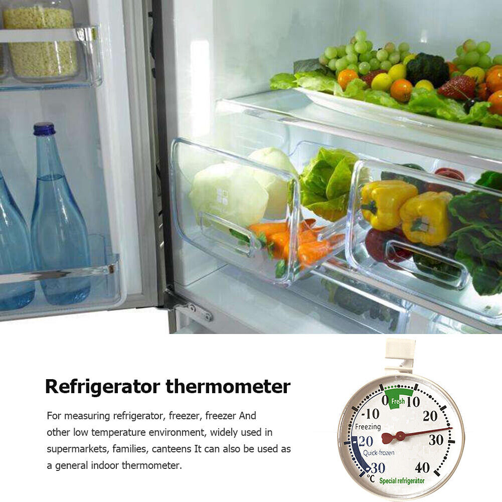 Fridge Cold Storage -30-40 Hanging Dial Type Thermometer Temperature Gauge