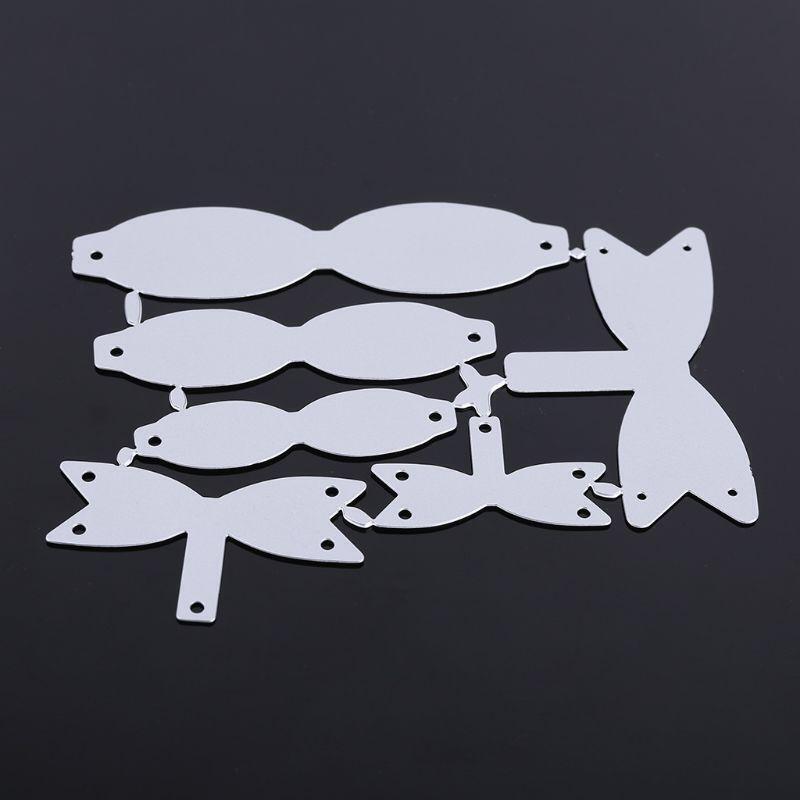 Ribbon Bows Metal Cutting Die DIY Valentine Greeting Cards Making Supplies