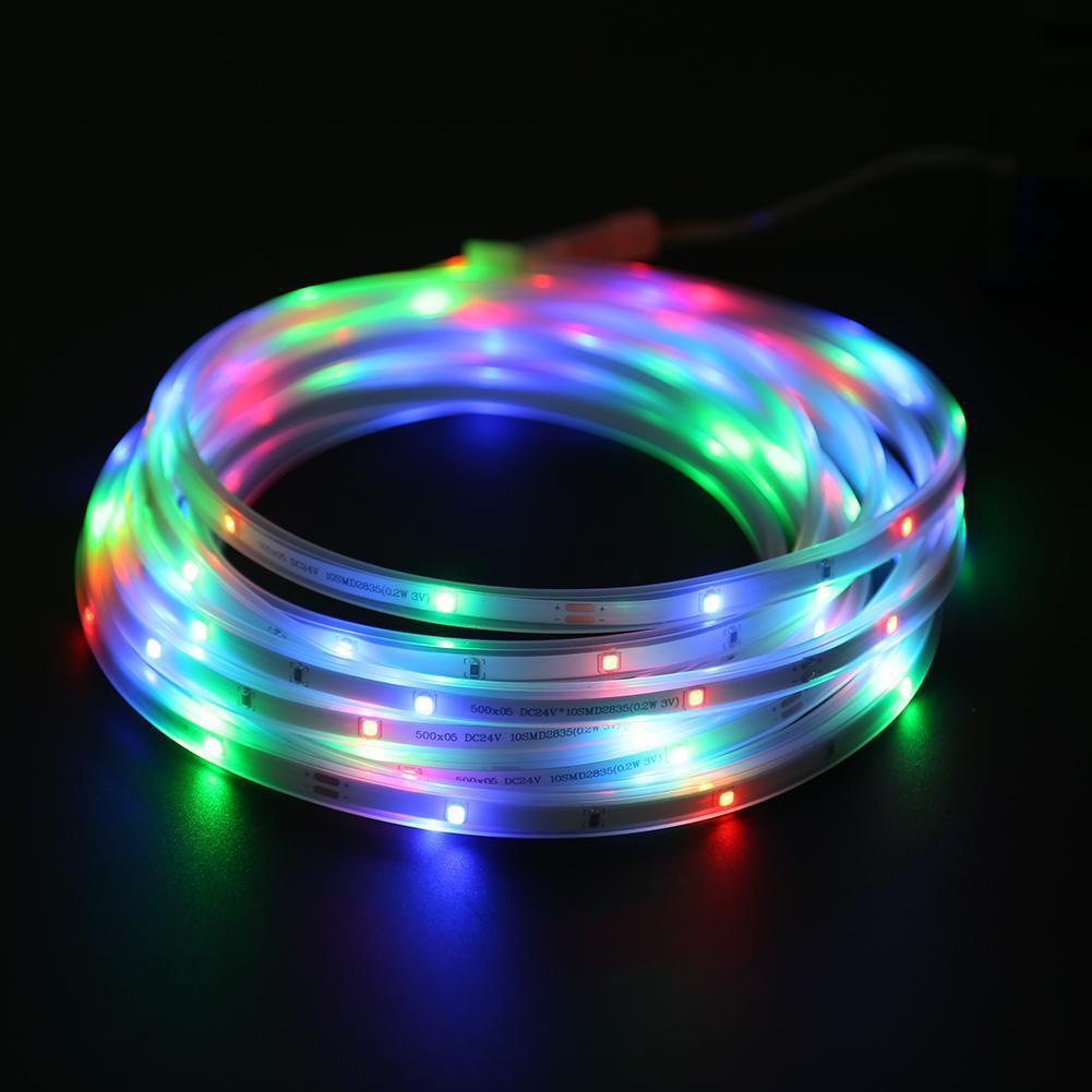 Solar Power Waterproof LED String Fairy Light with Tube Home Festival Light