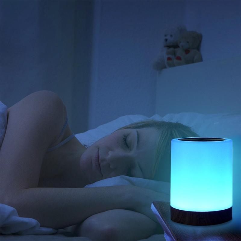 LED Night Light Bedside Lamp Mood Light Smart Touch Control Night Light