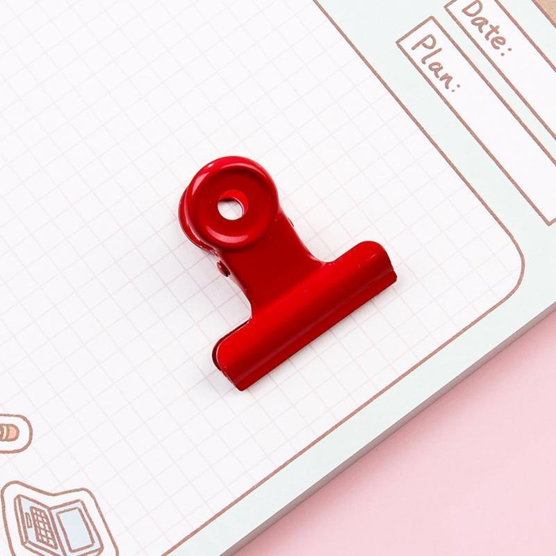 5 pieces Multifunctional Bull Clips for Kid Student Women Men Paper Organizing