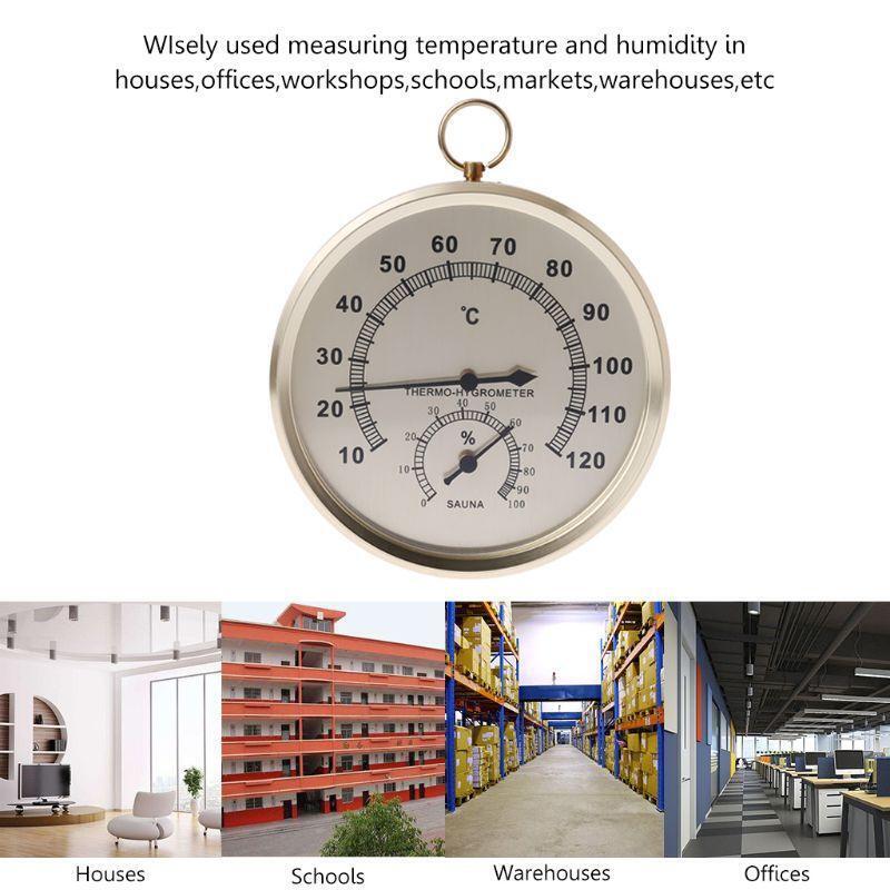 Hygrometer Thermometer For Sauna Room Humidity Temperature Meter Indoor Wall