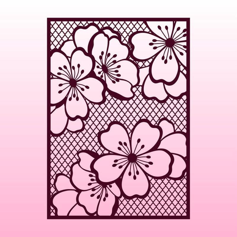 Flowers Cutting Dies Handmade Stencil Mold Embossing Pattern