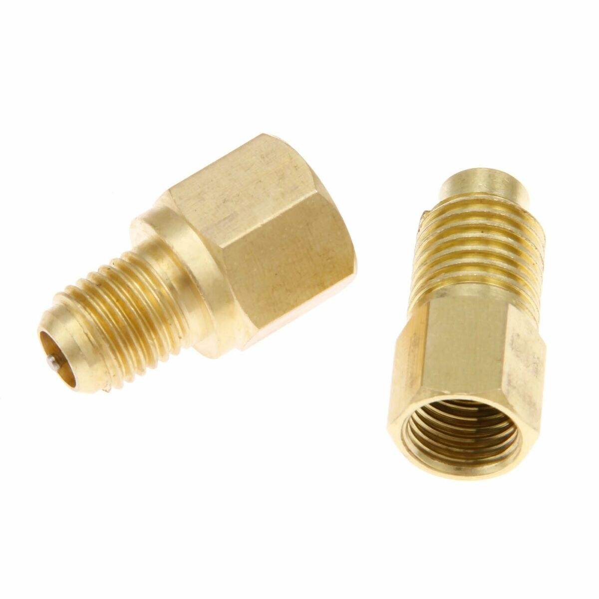 R12 R22 to R134a Adapter for Tank Vacuum Pump Injector Charging 1/4 SAE 1/2 ACME