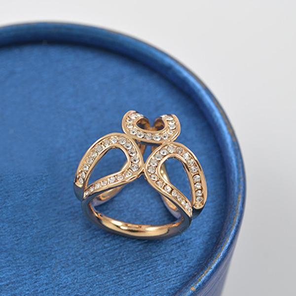8 Pieces Womens Fashion 3-ring Rhinestone Scarf Ring Clip Slide