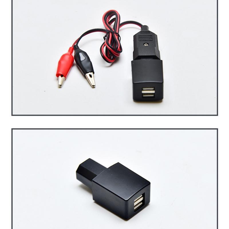 Universal 12V-80V E-bike Dual USB Port Charger for Phone Power Bank Earphone