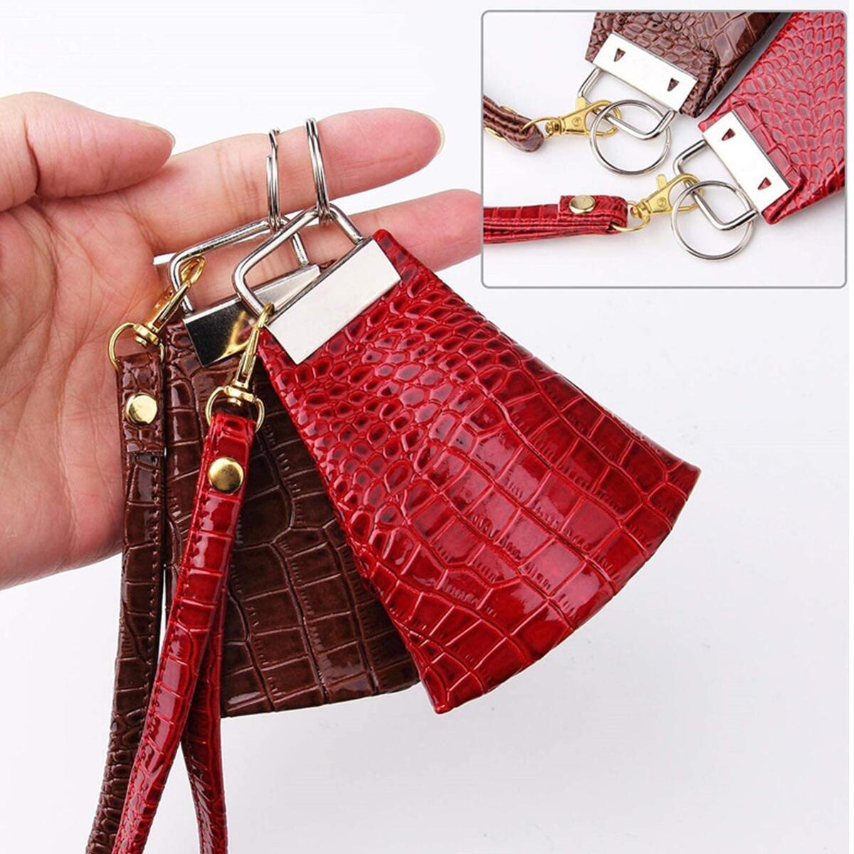 Key Fob Hardware Set with Key Rings  Keychain Tassels  Lanyard