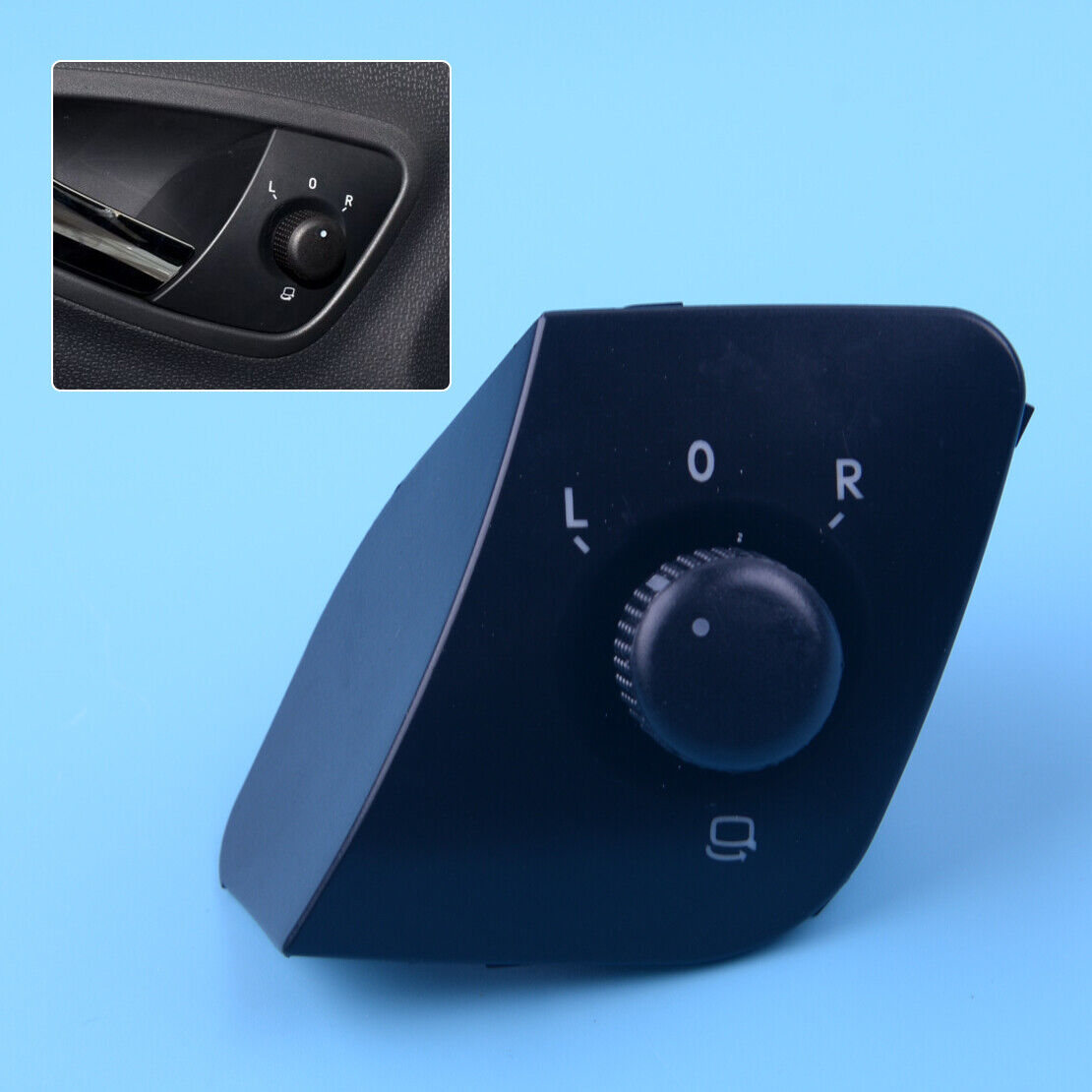 Left Hand Exterior Mirror Switch Adjust Knob fit for Seat Ibiza 08-12 Lid