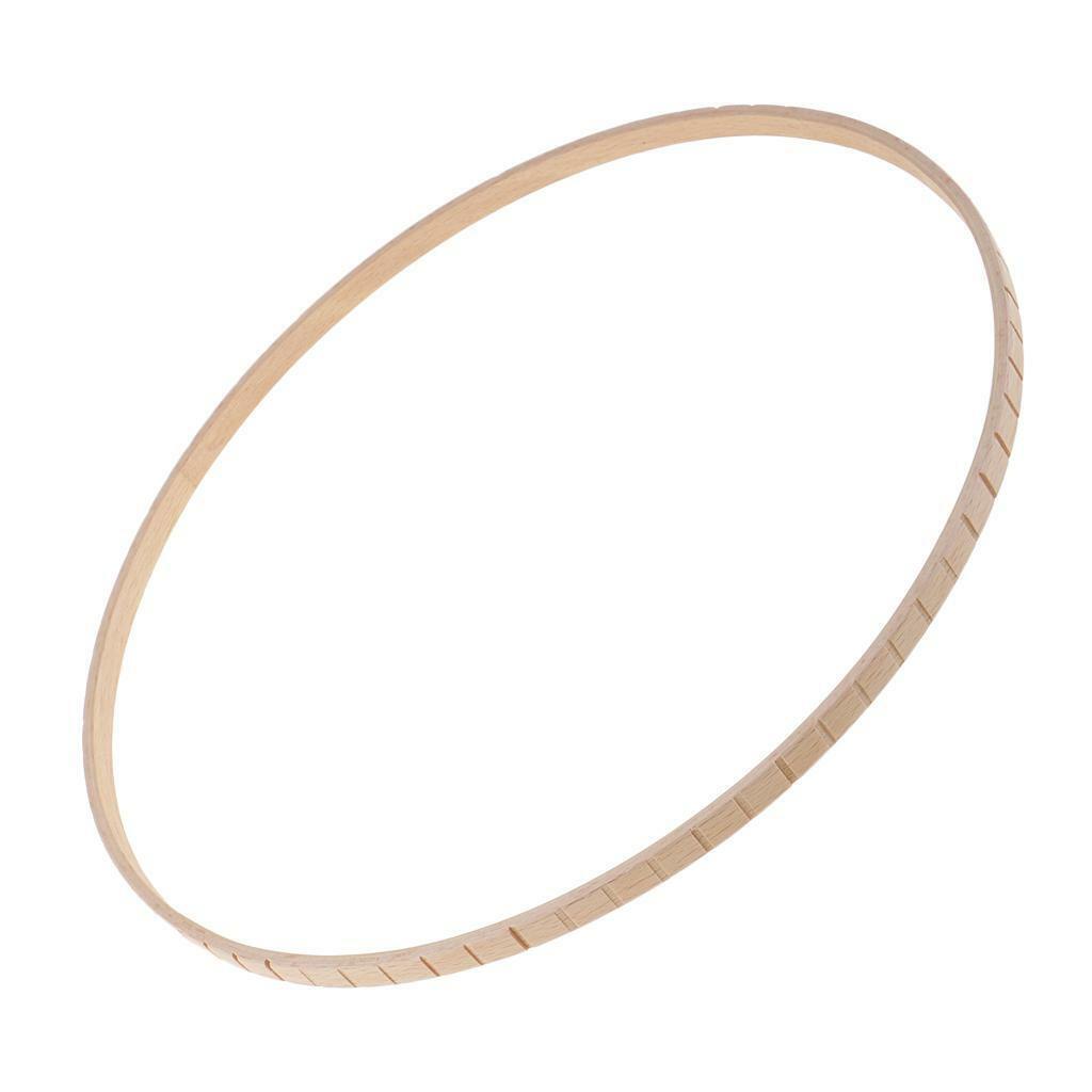 Round Wooden Knitting Loom  Weaving Tool for Handmade Wall Hanging