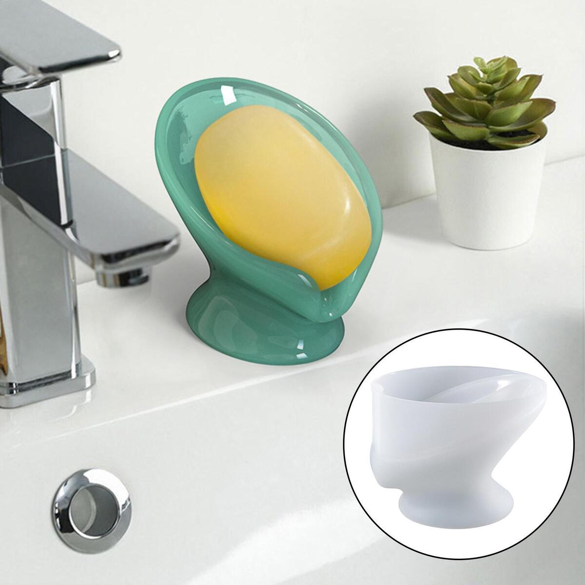 Soap Holder Silicone Mold with Drain DIY Soap DISH Holder for Bathroom Shower