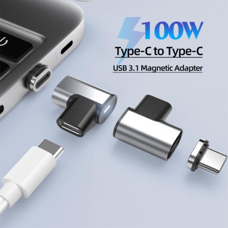 100W Fast Charging Adapter Type-C Magnetic Converter Universal Connector