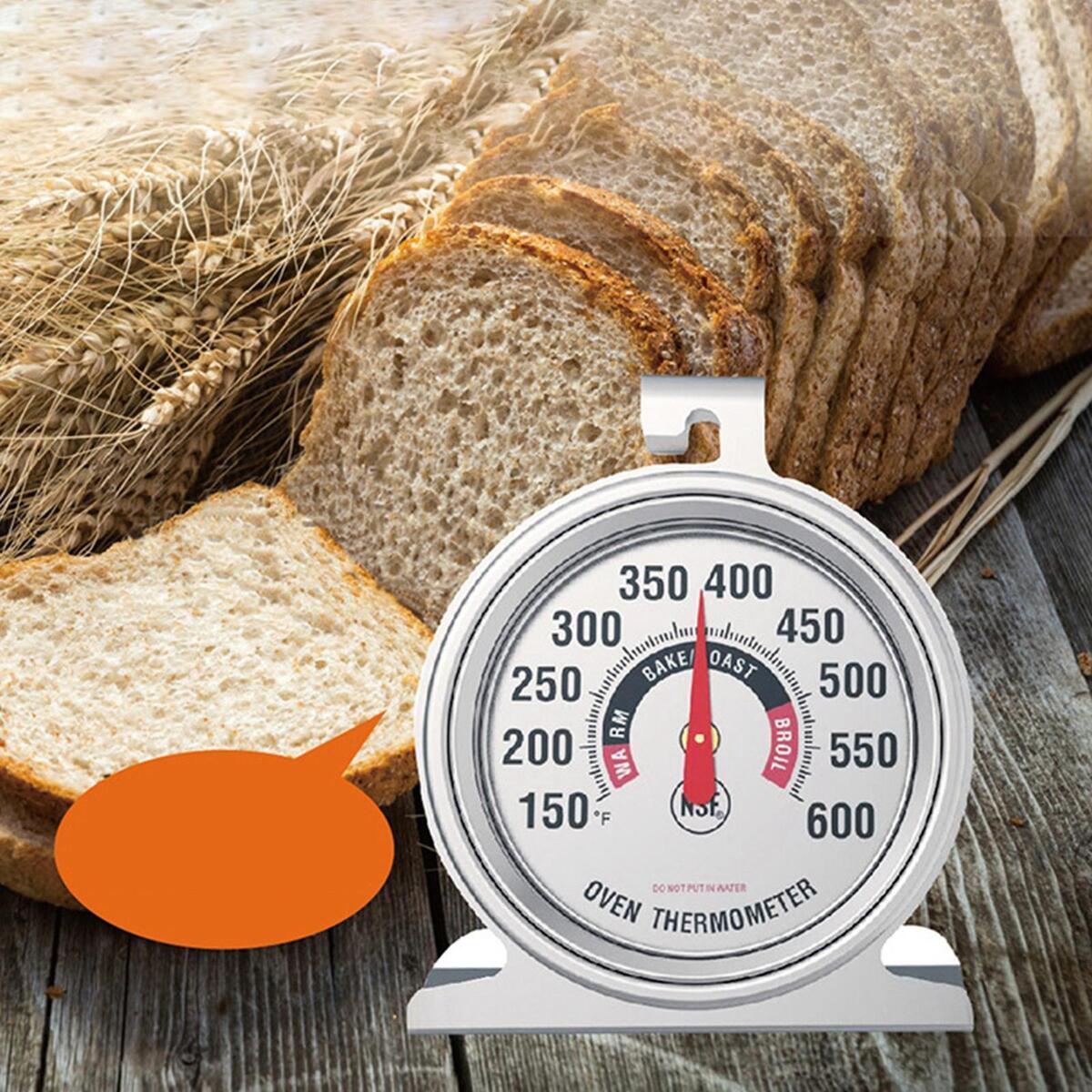Oven Thermometer Grill/Smoker Thermometer Easy to Read 150-600°F for Home
