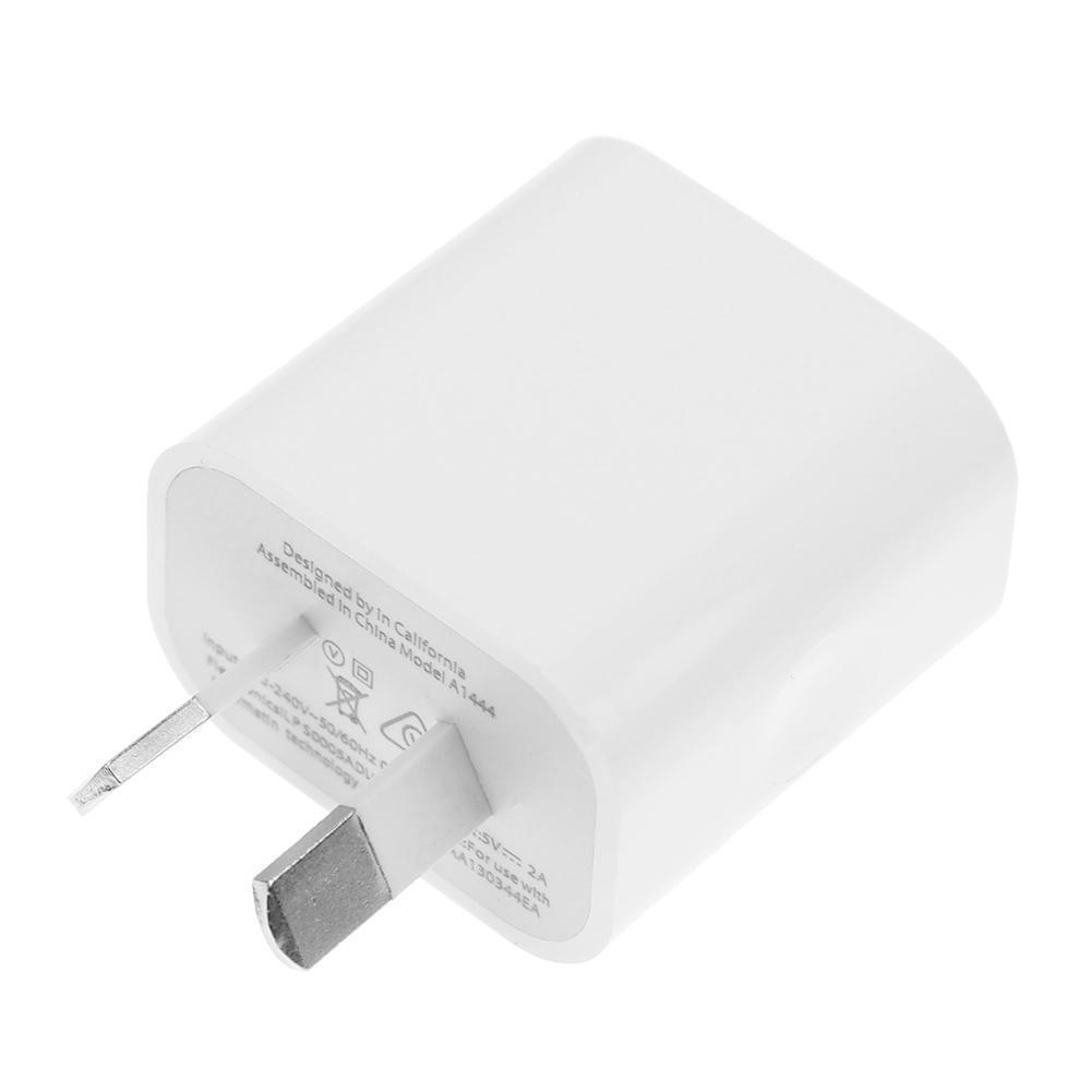Portable 5V 2A Double Ports AU Plug USB Power Adapter Travel Charger