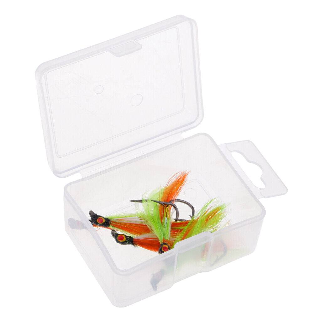 5Pcs Saltwater Fly Fishing Streamer Lure   Fish Simulation Flies