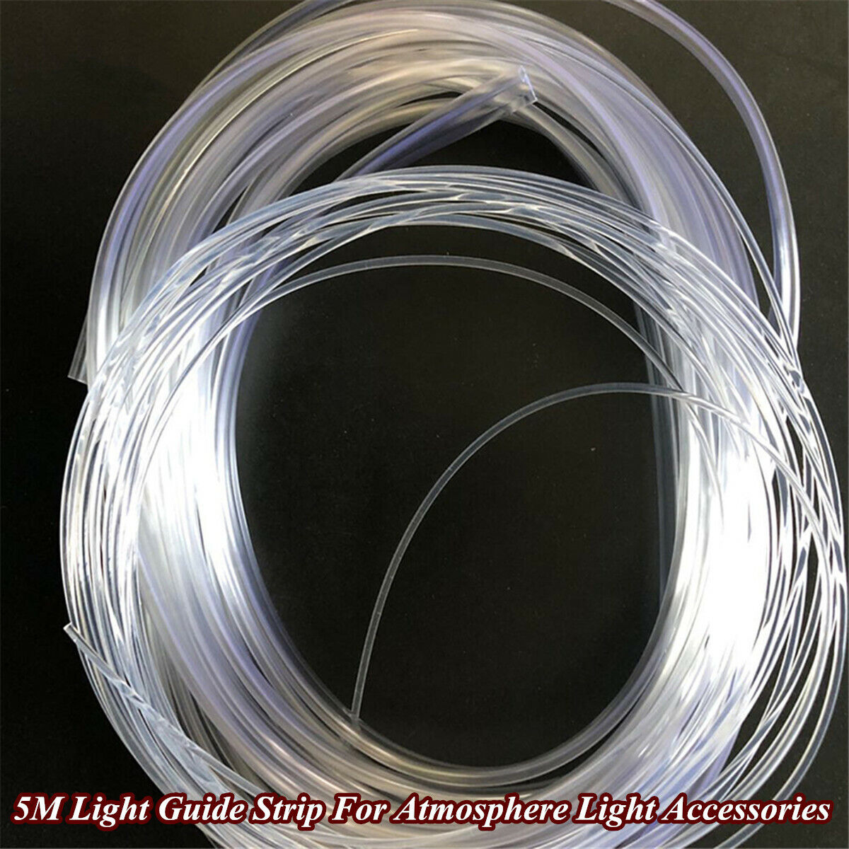 5M Light Guide Strip For Car Interior RGB Atmosphere Decorative Lamp Accessories