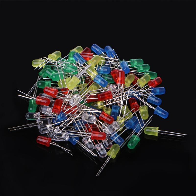 Electronic Components Kit LED Diodes 30 Values Resistors Electrolytic Capacitor