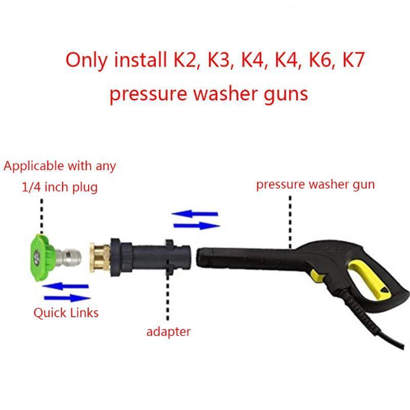 High Pressure Washer Gun Quick Connector for Karcher K2 K3 K4 K5 K6 K7 Adapters