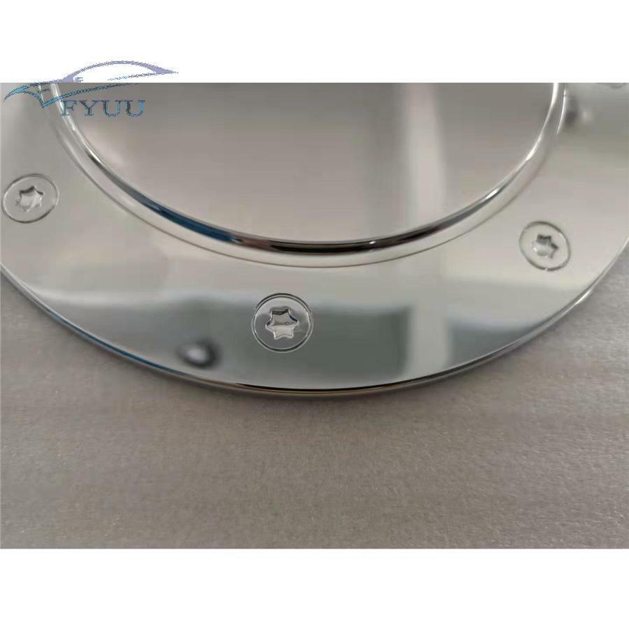 Triple Chrome Gas Fuel Tank Door Decoration Cover Trim For 2004-2008 Ford F150