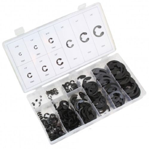 E-Clip Assortment Set 300PCS Eclip Retaining Ring Fastener Kit Industrial Solid