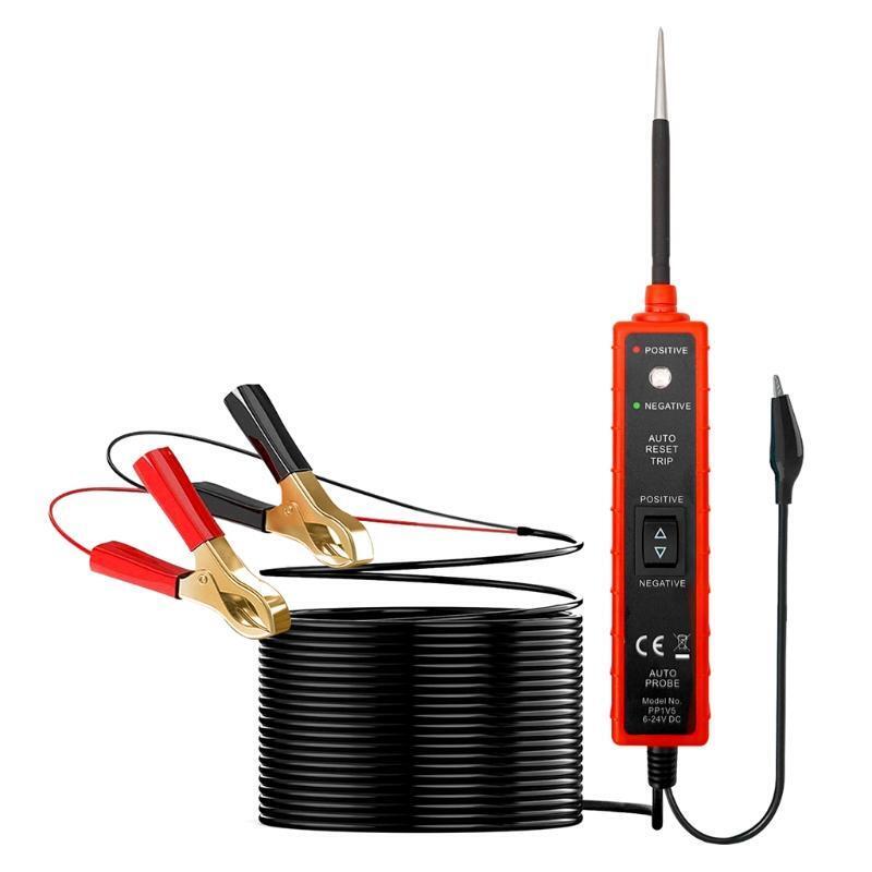 Automotive Electrical System Tester 6-24V DC Vehicle Diagnostic Testing Tool