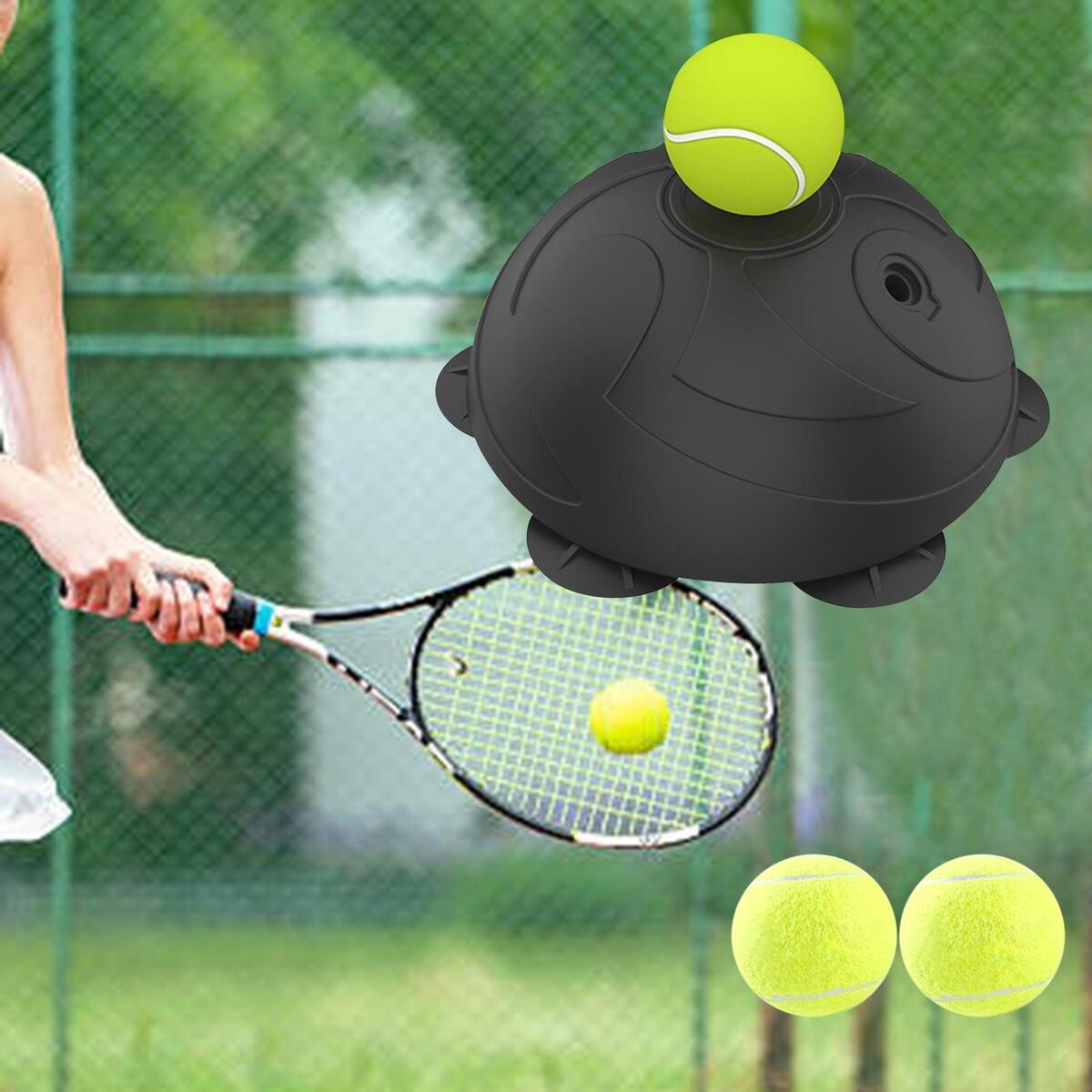 Practical Tennis Trainer Aids Kit String Balls Back Training Tool