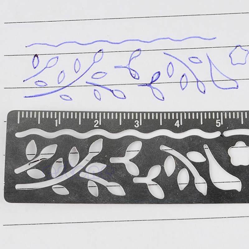 1pc Creative Gifts Ultra-thin Hollow Metal Fairy Tale World Ruler Bookmark NEW