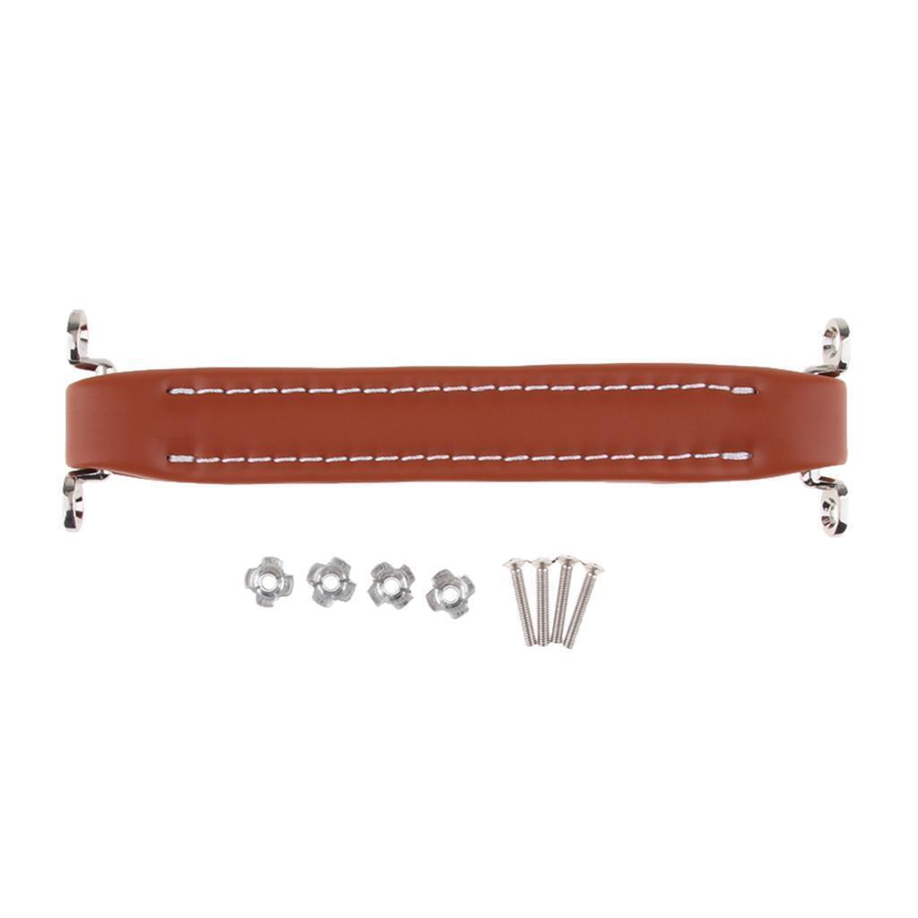 Replacement Stitched Leather Case Handle Strap for Guitar & Amplifiers #5