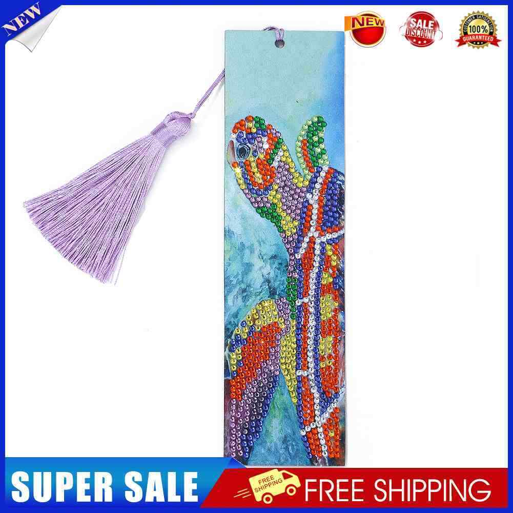 DIY Diamond Painting Leather Bookmark Tassel Handicraft Art (Turtle-AA387)