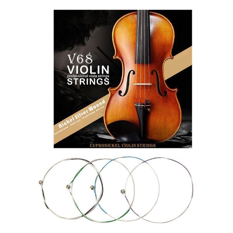 4Pcs/set Cupronickel String For 4/4 3/4 1/2 1/4 Universal Violin String Pack