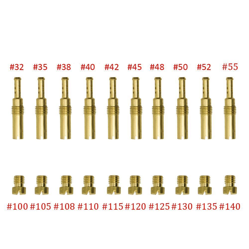 Jets Pilot Jets Main Nozzle Carburetor Main Jets For PWK Keihin PE NSR OKO CVK