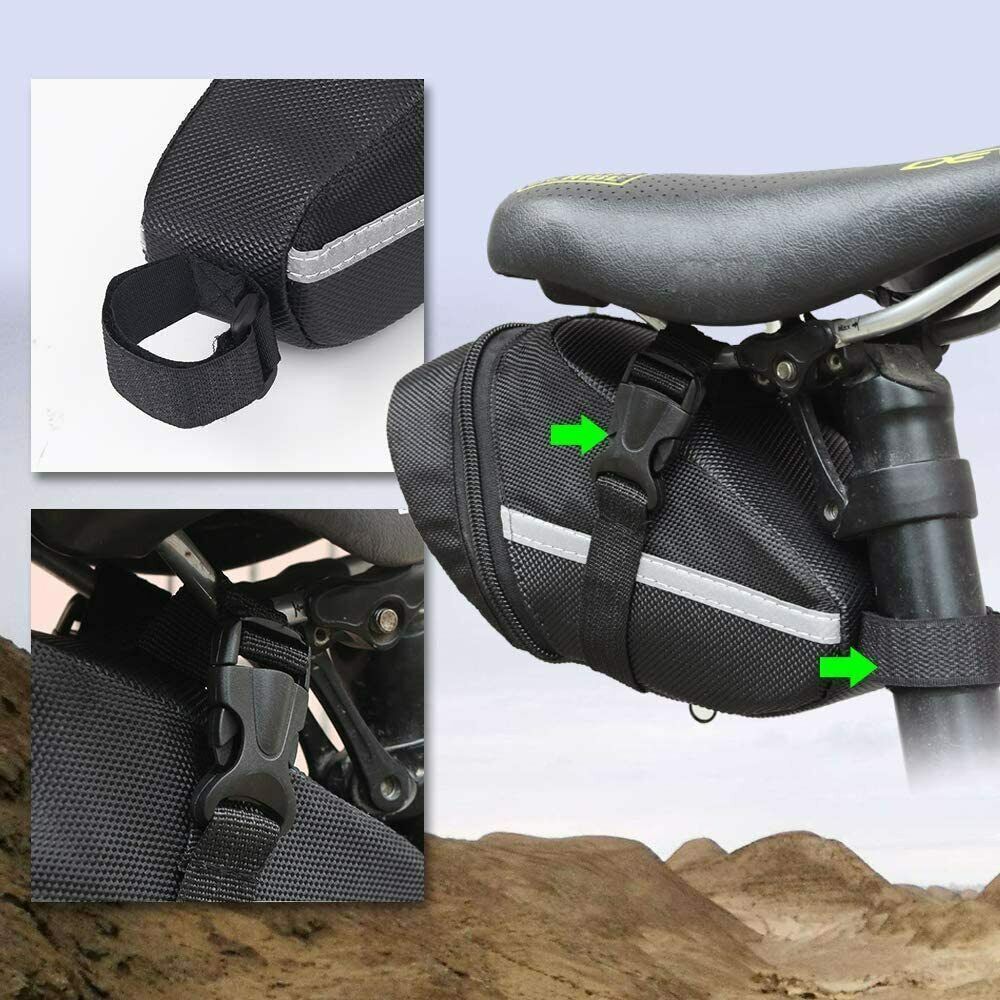 Waterproof Outdoor Cycling Bike Saddle Bag Storage Bag Bicycle Rear Seat Pouch