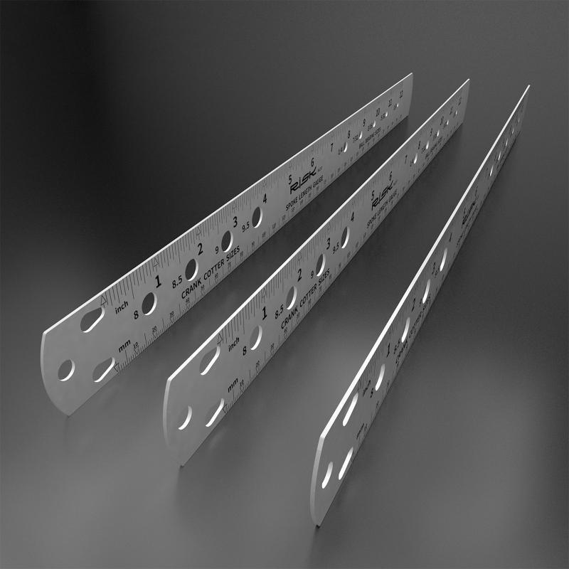 Compact Spoke Ruler Spoke Length Measurer Spoke Size Measurement Tool for Bike