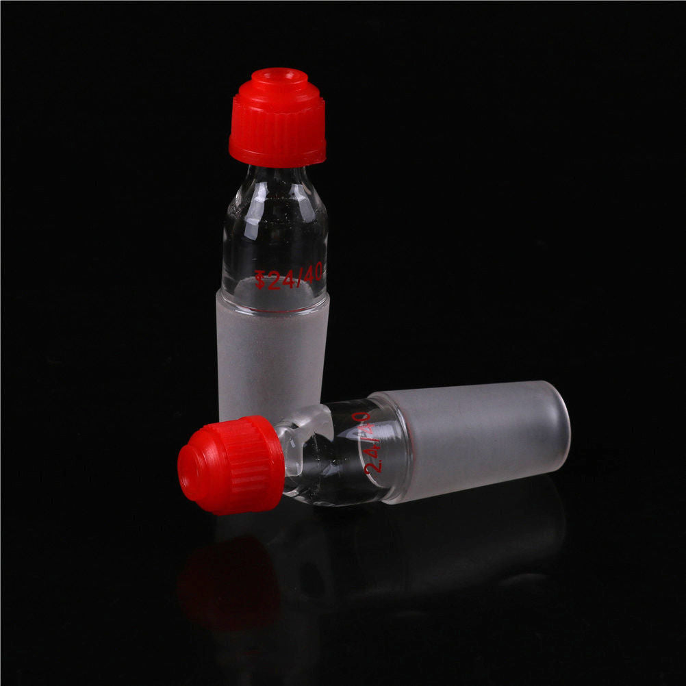 24/40 Glass Thermometer Adapter W/Thread Ground Scock Joint Lab Accessories JR