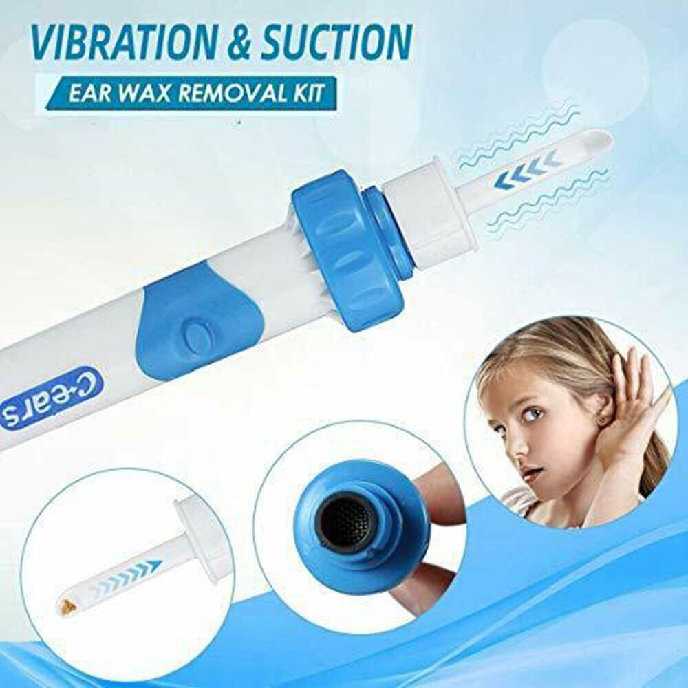 Electric Ear Cleaner Wax Remover Dirt Fluid Removal Device Earwax Cleaning Tool