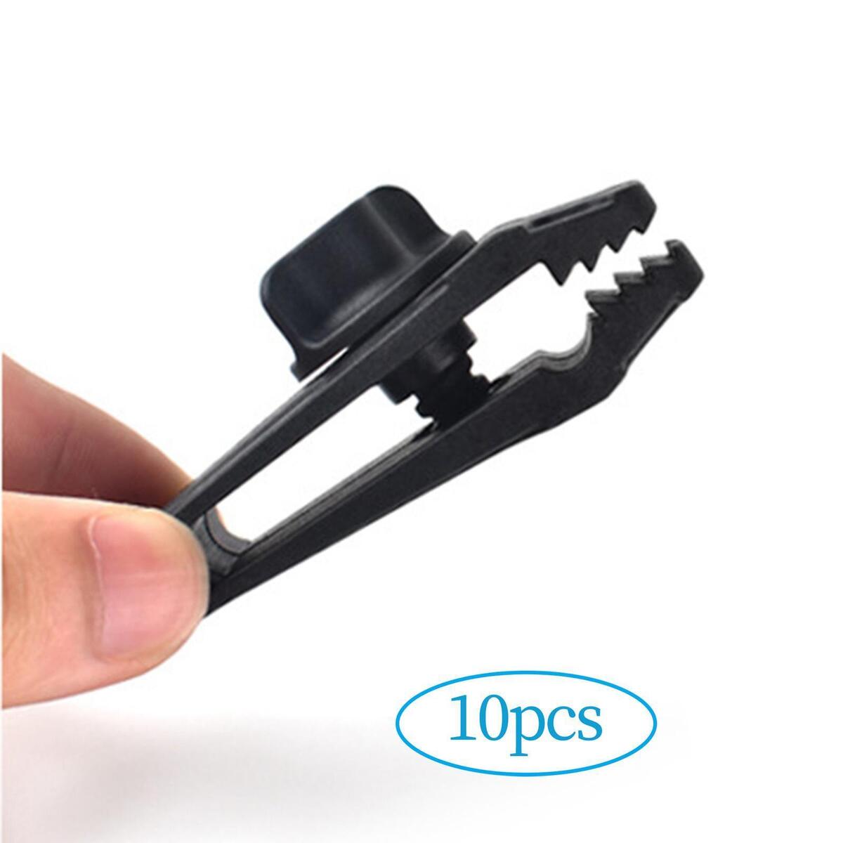 10Pcs Tent Canopy Cloth Clips Windproof Large for Projector Screen Wind Rope
