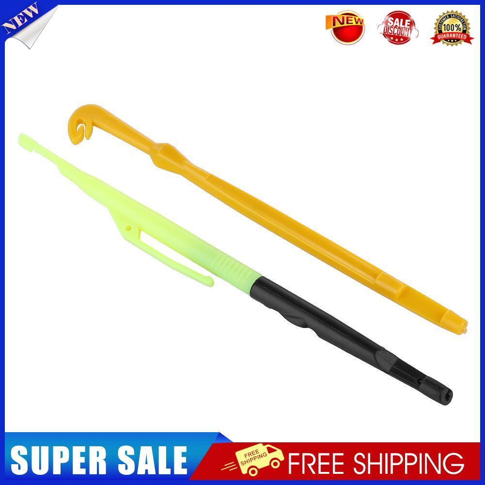 2 packs Fishing Tackle Knot Tying Tool Kit Fish Hook Remover Disgorger Unho