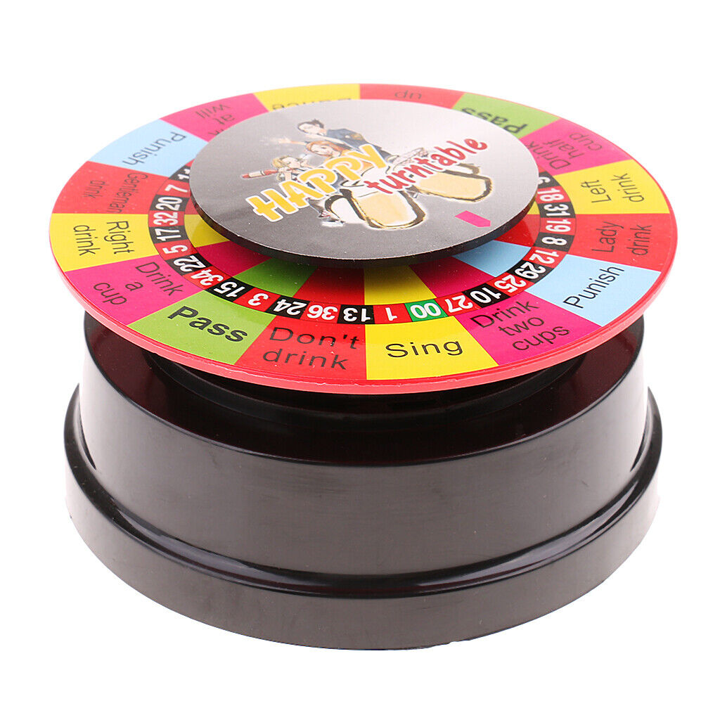 Rotating Electric Roulette Drinking Game For Bar Ktv  Party