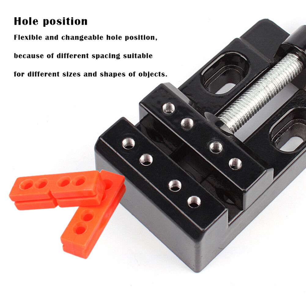 Universal 57mm Adjustable Mini Jaw Bench Clamp Drill Press Fixed Table Vise