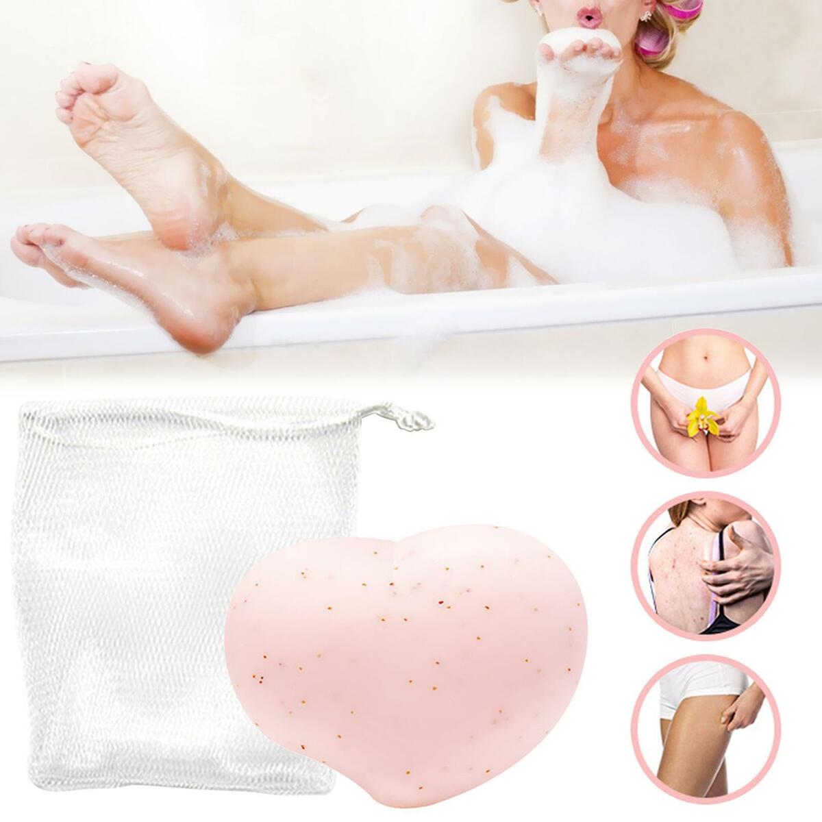 Scrub  Exfoliating Peach Scented for Body Underarms Knees