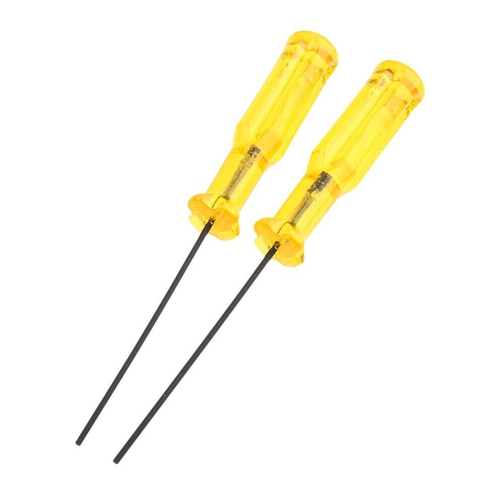 2pcs 1.6mm Plastic Metal Inner Six Angle Screwdrivers with Tube Protect Fingers