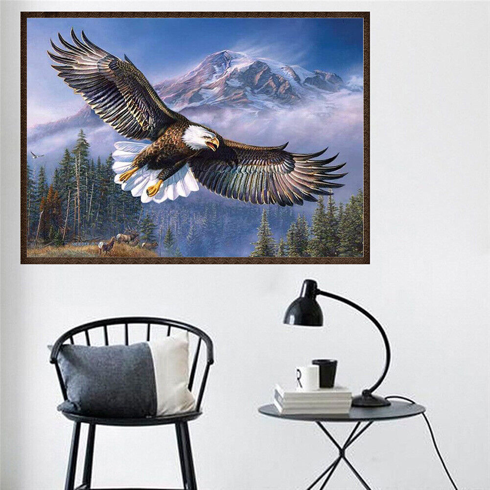 DIY Flying Eagle Diamond Embroidery Painting Full Drill Mosaic Cross Stitch