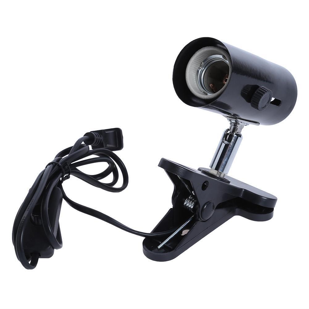 300W Metal Ceramic Heat UV UVB Lamp Light Holder Clamp Brooder Reptile US