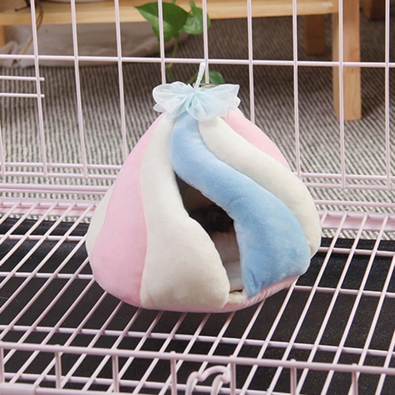 Small Animal House Hamster Hanging Nest Hammock Guinea Pigs Sugar Glider Cage