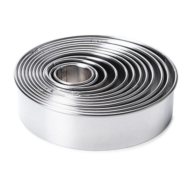 Biscuit Cutters Round Shaped Stainless Steel Material Circle Round Cookie Cutter