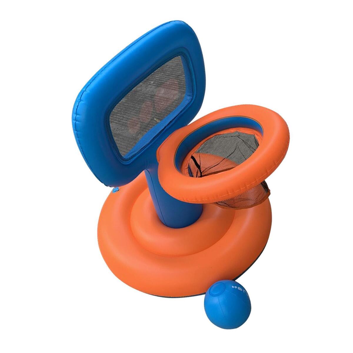 Inflatable Pools Basketball Hoop Swimming Floating Hoop Yard Indoor Outdoor